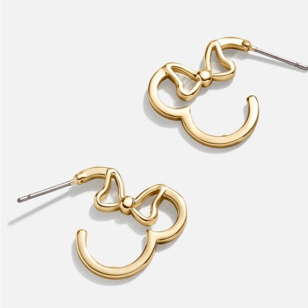 Disney x Baublebar Minnie Mouse Disney Outline Earrings
